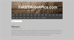 Desktop Screenshot of firstrobotpics.com